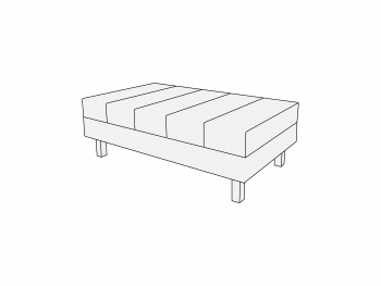Банкетка двухместная Б2Б