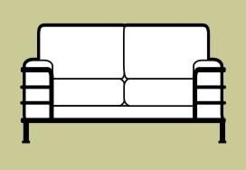 Диван 2-х местный Диван 2-х местный