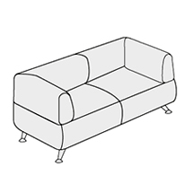 Диван двухместный ВЕЙТ арт.2