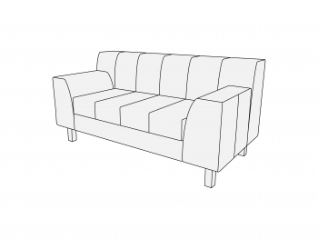 Диван трехместный Д3