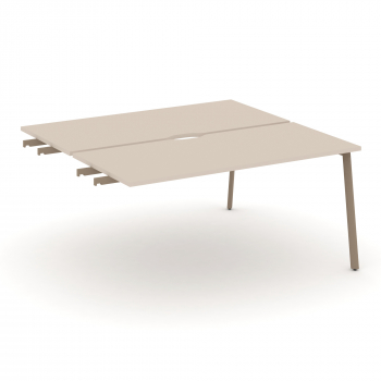 Двойной стол приставка к опорным тумбам
