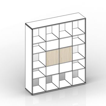Комплект задних стенок (больших) для стеллажа - 2 штуки