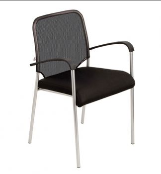 Кресло для посетителя Amigo silver arm