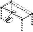 Металлический кабель-канал (люк)