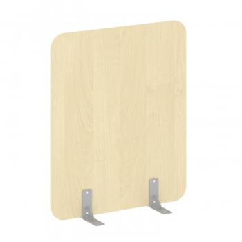 Перегородка на металлических опорах на фетровых подпятниках DP.F-100-120