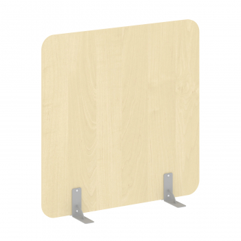 Перегородка на металлических опорах на фетровых подпятниках DP.F-120-120