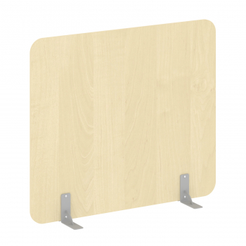 Перегородка на металлических опорах на фетровых подпятниках DP.F-140-120