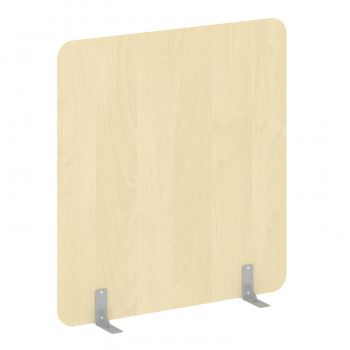 Перегородка на металлических опорах на фетровых подпятниках DP.F-140-150