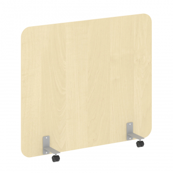 Перегородка на металлических опорах, на роликах DP.R-140-120