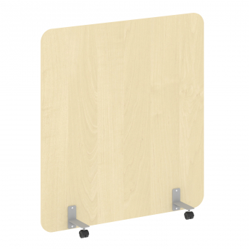 Перегородка на металлических опорах, на роликах DP.R-140-150