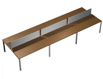 Рабочая станция с настольными экранами ДСП КВ 0133-3