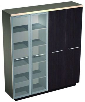 Шкаф комбинированный (стекло-одежда)