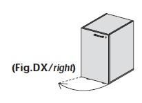 Шкаф низкий, левый 155352