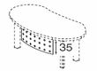 SIGMA Передняя панель стола 131 5870/47