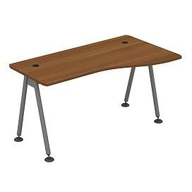Стол эргономичный правый (металлокаркас МА) 0139