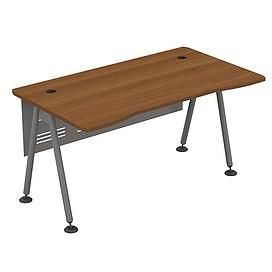 Стол рабочий (металлокаркас МА) с металлическим экраном 0141