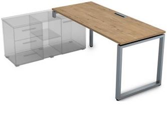 Стол рабочий, прямолинейный, левый