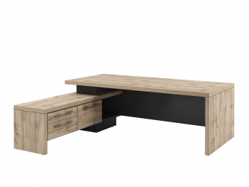 Стол руководителя с опороной тумбой Т-22л/п0000