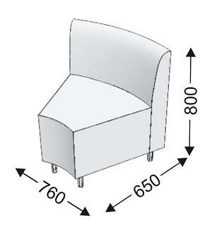 Вогнутая секция №1 Вогнутая секция №1