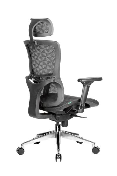 Кресло для персонала Riva Chair A8 (черный пластик). Фото 17