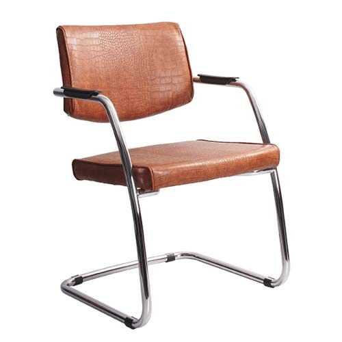 Кресло для посетителя Delta PA chrome. Фото 5