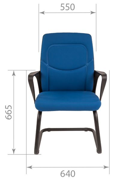 Кресло для посетителя РК 215 V ткань S. Фото 16