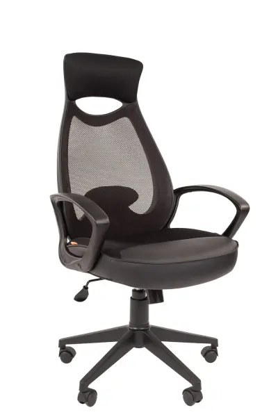 Кресло для руководителя CHAIRMAN 840 Black. Фото 1