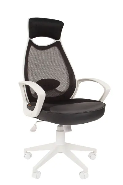 Кресло для руководителя CHAIRMAN 840 white. Фото 1