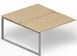 Рабочий стол «Bench» с креплением к тумбе с 4 пластиковыми заглушками LVRO13.2016-1. Фото 1