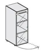 Шкаф правый средний 118483. Фото 1