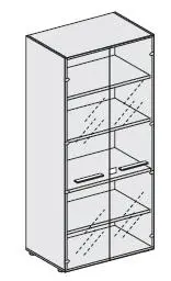 Шкаф высокий 118 170. Фото 1
