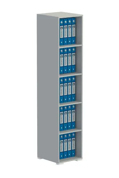 Стеллаж высокий открытый узкий (ДВП 3 мм) 641. Фото 1