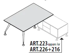 Стол для переговоров, ножки крашенные 156371. Фото 1