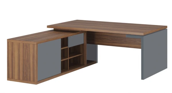 Стол рабочий на опорной креденции левый ZIO28510439. Фото 1