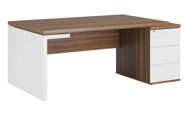 Стол рабочий на опорной тумбе правый ZIO28511331. Фото 1