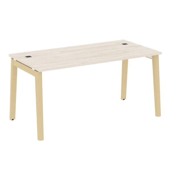 Стол руководителя (опоры - массив дерева) OW.SRR-4.8. Фото 1