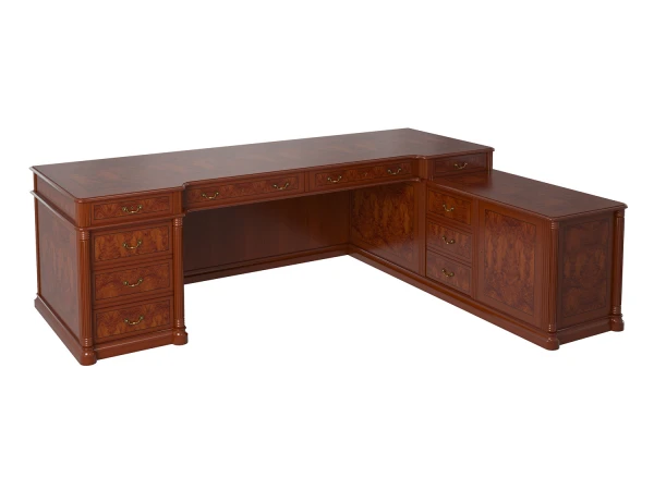 Столы для руководителя (столешница в коже) 01101. Фото 1