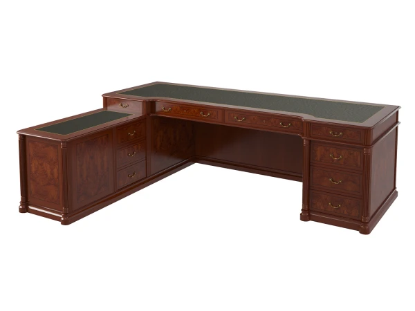 Столы для руководителя (столешница в коже) 01102. Фото 1