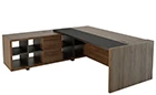 Столы для руководителя F023 - Столешница в коже. Фото 1