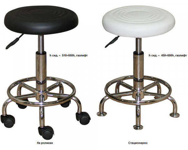 Табурет лабораторный ET-9040-1A. Фото 2
