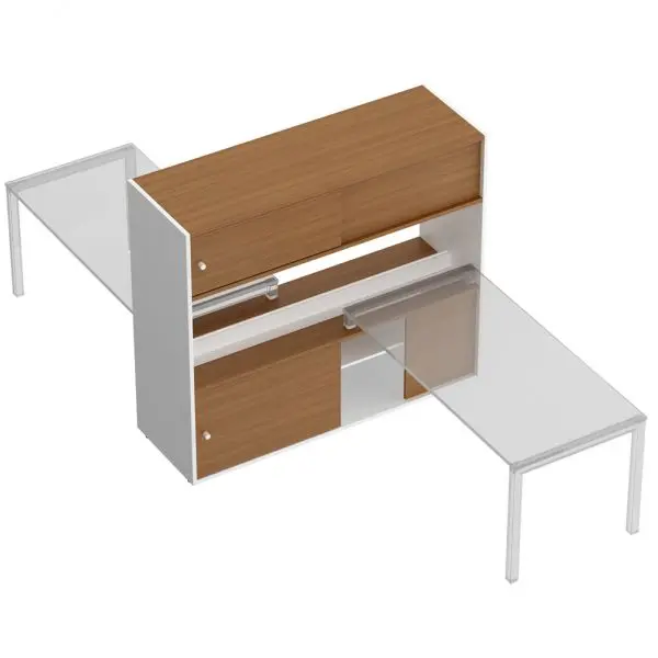 Тумба опорная 180 c ProSystem и надстройкой-полкой КВ 2005 БВ. Фото 1