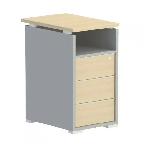 Тумба приставная 3-ящ. С нишей 202. Фото 1