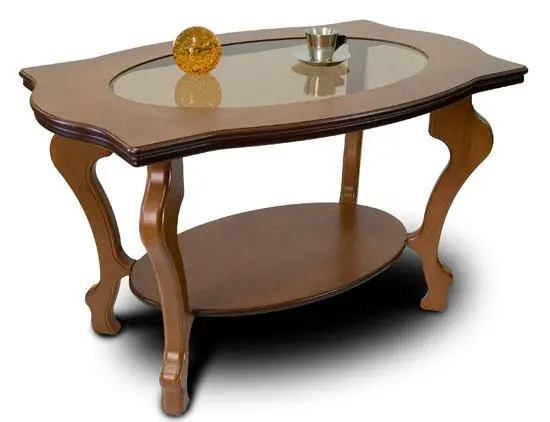 Журнальный стол Берже-1С со стеклом. Фото 1